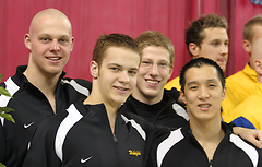 The 200 freestyle relay of Amundson, Wakefield, Amundson and Auyeung placed eighth at the 2006 NCAA Championships.