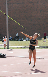 Senior Blythe Bittman finished fourth in the javelin throw.
