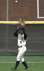 Tony Konicek makes a play on a ball in center field.