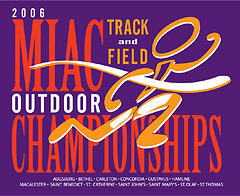 The Gustavus Adolphus men are currently sixth following the first day of the MIAC Outdoor Track and Field Championships.