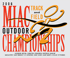The Gustavus men finished third at the 2006 MIAC Track and Field Championships with 102.3 points.
