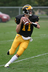 Junior quarterback Jordan Stolp needs 125 passing yards to move into fourth place on the Gustavus career passing list.