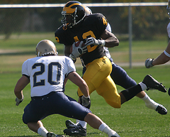 Sophomore Ray Wilson ran for a team-high 51 yards on 16 carries against the Royals.