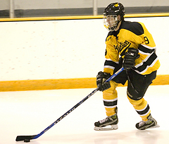 Eric Bigham scored a goal and an assist.