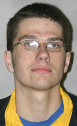 Andrew Howard finished second in one-meter diving and third in three-meter diving