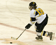 First year Jenna Johnson scored her first collegiate goal in Tuesday's win.