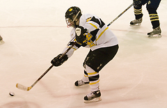 Jenny Pusch notched the Gusties' first goal Friday night.