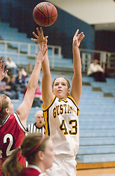 Katie Layman knocks down a shot from the elbow.