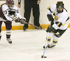 Laura Hillman scored her first career goal.