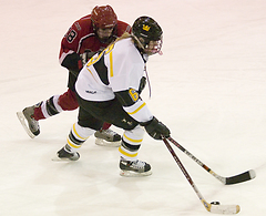 Jenny Pusch scored a goal and two assists to lead the Gusties.