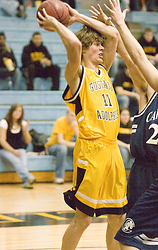 Trevor Wittwer posted 10 points for the game, eight in the second half.
