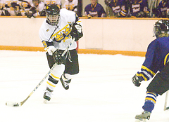 Stefanie Ubl scored Gustavus' lone goal in the 4-1 loss.