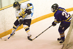 Kelly Crandall was credited with an assist on Ubl's goal.