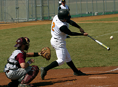 Senior Tony Konicek went 6-for-8, driving in five and scoring three times in the doubleheader against the Auggies.