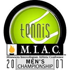 Gustavus Adolphus will host the 2007 MIAC Men's Tennis Tournament April 27-28 in St. Peter.