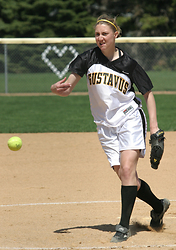 Joyce DeWitz celebrated Senior Day with two wins on the mound.