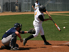 Senior Tony Konicek went 4-for-5 with a home run and five RBIs in game two after being held hitless in game one.
