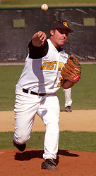Andrew Hoffer scattered six runs on 11 hits while picking up the win in game two.