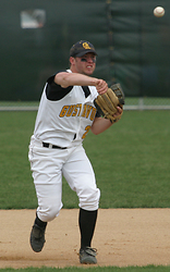 Tony Konicek makes a play at third base.