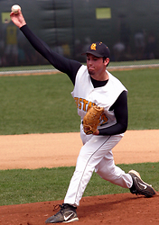 Freshman pitcher Jake Kruegel scattered three runs in four innings to earn his first collegiate victory.