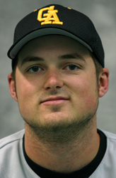 Andrew Hoffer allowed one hit in struck out five to get the pitching win in game one.