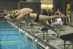 The Gustavus/St. Olaf dual meet was featured on SwimmingWorldMagazine.com as the national meet of the week.
