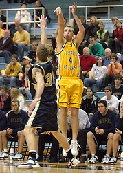 Kane Sivesind knocks down a jumper from the right wing.
