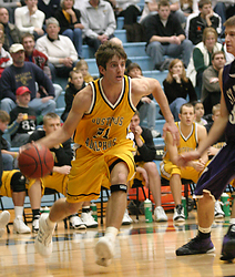 Sophomore wing Jesse Van Sickle leads the MIAC in three-point field goal percentage (52.4 percent).