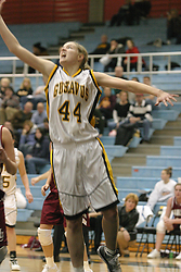 Brittany Holm goes up for a rebound.