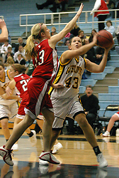Katie Layman is tied for tenth in the MIAC at 0.83 blocks.