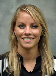 Janey Helland set a new school record in the long jump.