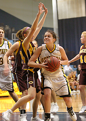 Bri Radtke puts up a shot in the paint.