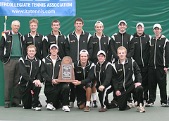 The 2008 ITA Indoor Champion Gustavus Men's Tennis Team