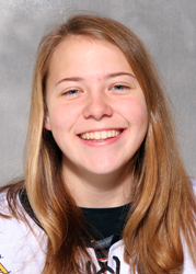 Kirstin Peterson was one of two first-year players in the league to be named to the All-MIAC team.