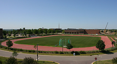 The Gustavus track and field facility.