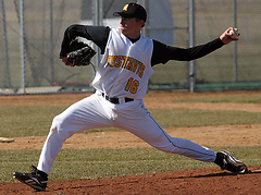 Dave Wold turned in another strong pitching performance for Gustavus.