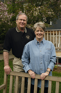 James and Susan Peterson received the 2008 Greater Gustavus Award.