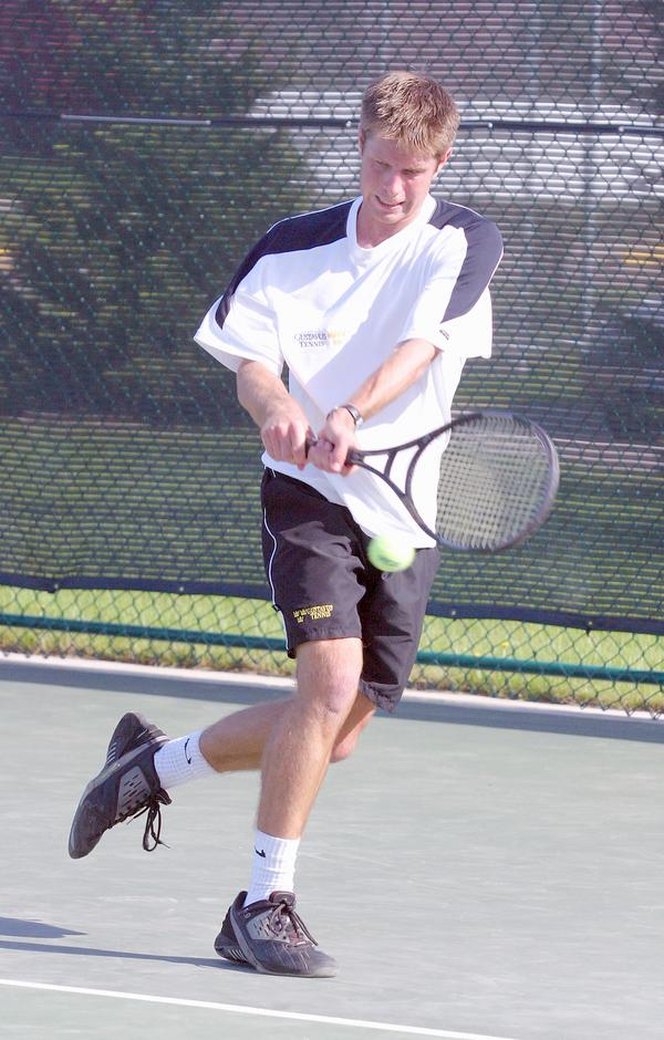 ... Coe at the Brown Outdoor Courts ...