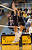Nicki Ainsworth and Britta Bolm go up for a block.