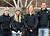 Coach Jed Friedrich and the national qualifiers from the Gustavus women's Nordic ski team