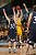 Tyler Kaus hits a clutch three with :13 left to pull the Gusties within three points. (Bridget Fowler photo)