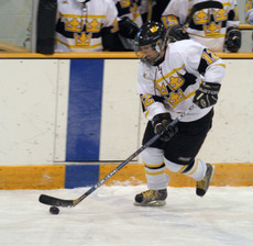Senior Jessie Doig has scored 13 goals for the Gusties this season.