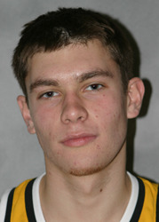 First-year Bobby Johnson was one of the first players to come off the bench for the Gusties.