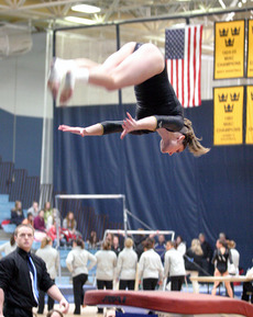 Ary Bell will compete in vault at the national meet.