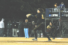 Erin Truebenbach turned in a very strong performance against Tufts.