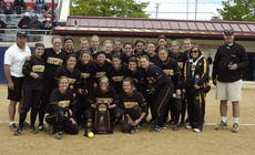 Team posing with third place trophy