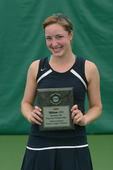 Kathryn Schmidt of Carleton won the ITA Singles Title
