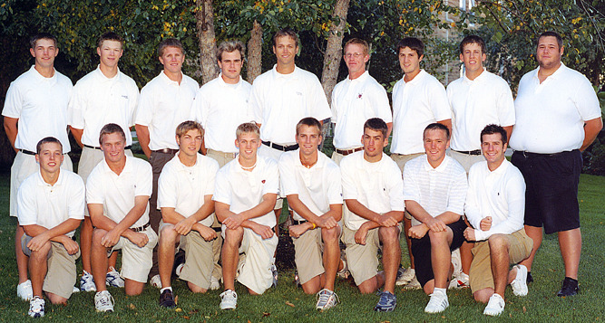 The Gustavus Men’s Golf Team (Photo I.D. provided at bottom of release)