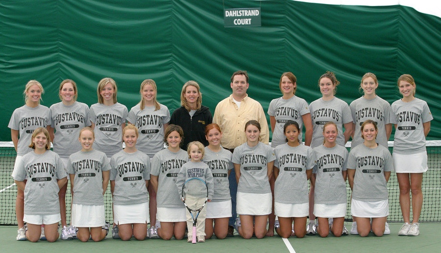 2005 MIAC Champion Gustavus Women’s Tennis Team