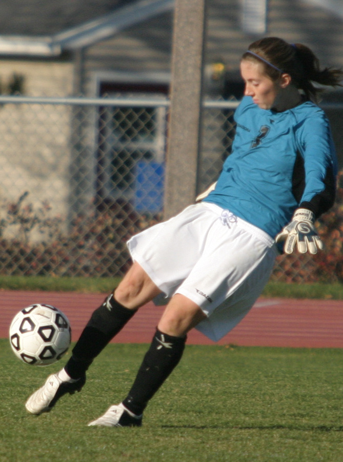 Gustavus keeper Tori Boughton picked up one save against the Royals.